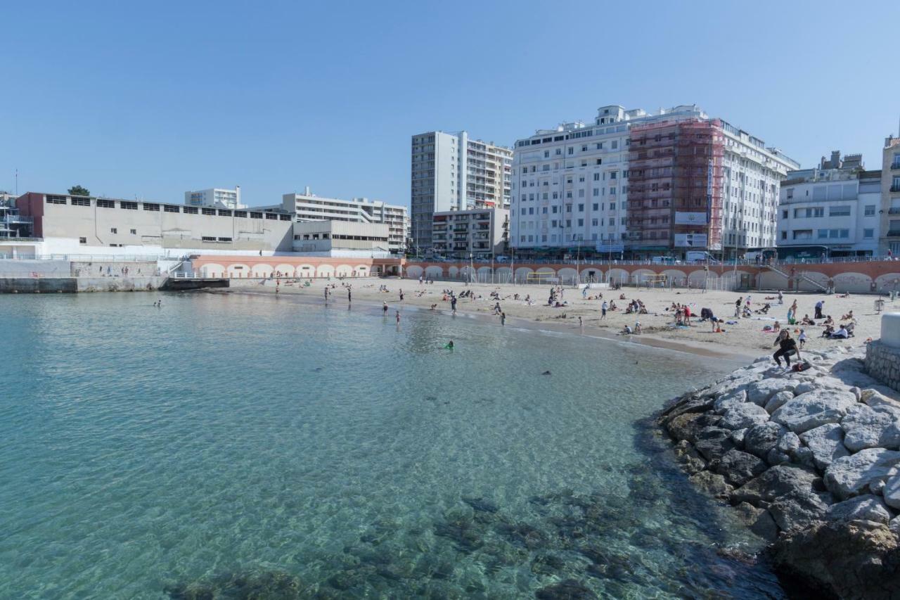 Stud Terras Ville Corniche 2 Pers Stat Gratuit Rue Modif Suivt Possib Et Accord Exclusif Marseille Exterior photo